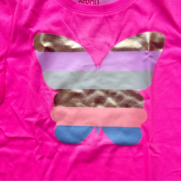 Circo Hot Pink and Gold Long Sleeve Shirt size 10/12 - Picture 5 of 5